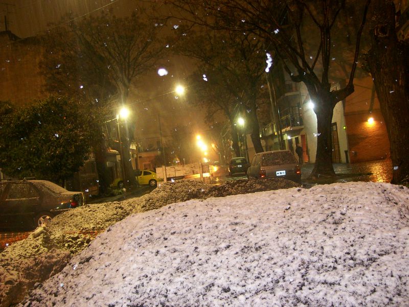 Nieve en la Ciudad de Buenos Aires